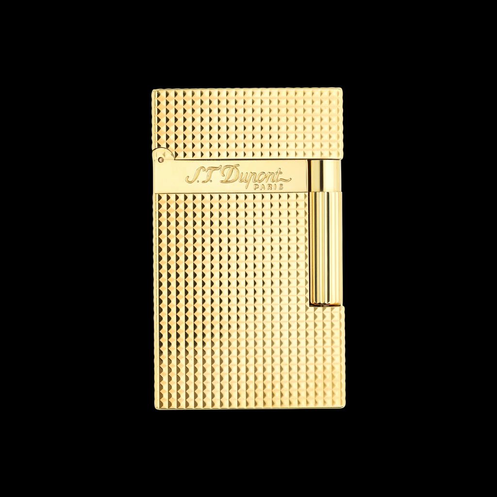 ISQUEIRO ST DUPONT LIGNE 2 DOURADO ACS091